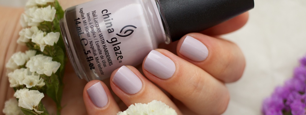 China Glaze - Light As Air swatches