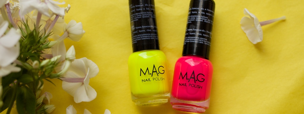 M.A.G Neon Nail Polish #58 + #59