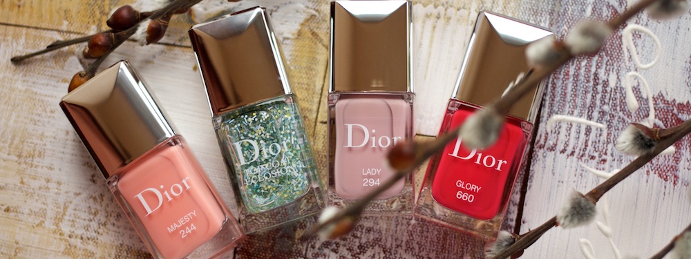 Dior Kingdom of Colors Collection for Spring 2015 #244 Majesty, Dior Top Coat Eclosion, #294 Lady #660 Glory